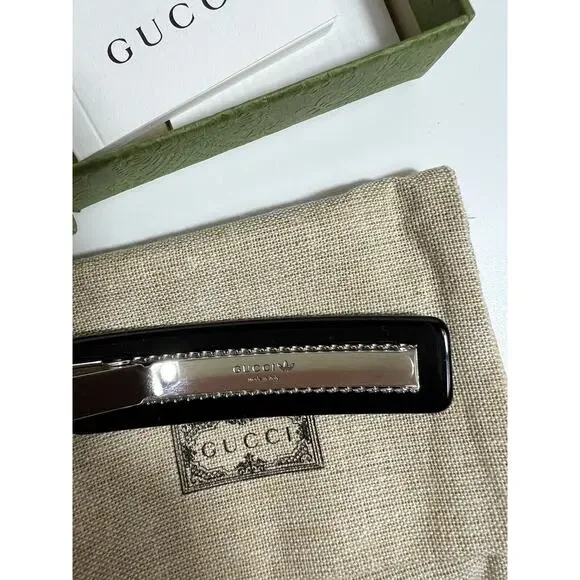 100% Authentic Gucci X Adidas Hair Clip in Black With 